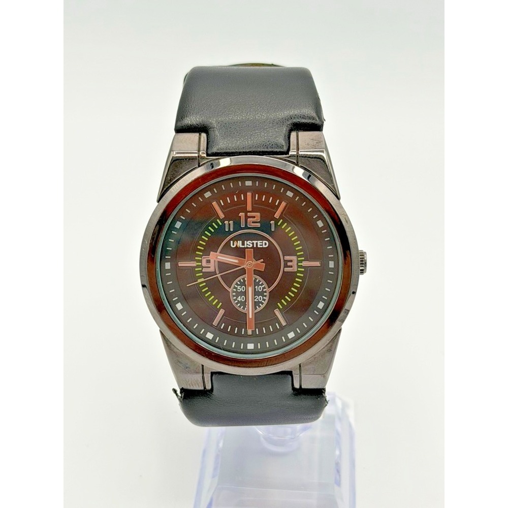 Unlisted Kenneth Cole UL1094‎ Quartz Watch Black Dial Japan Movt Needs Strap